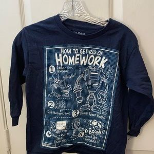 Boys gildan tee shirt large